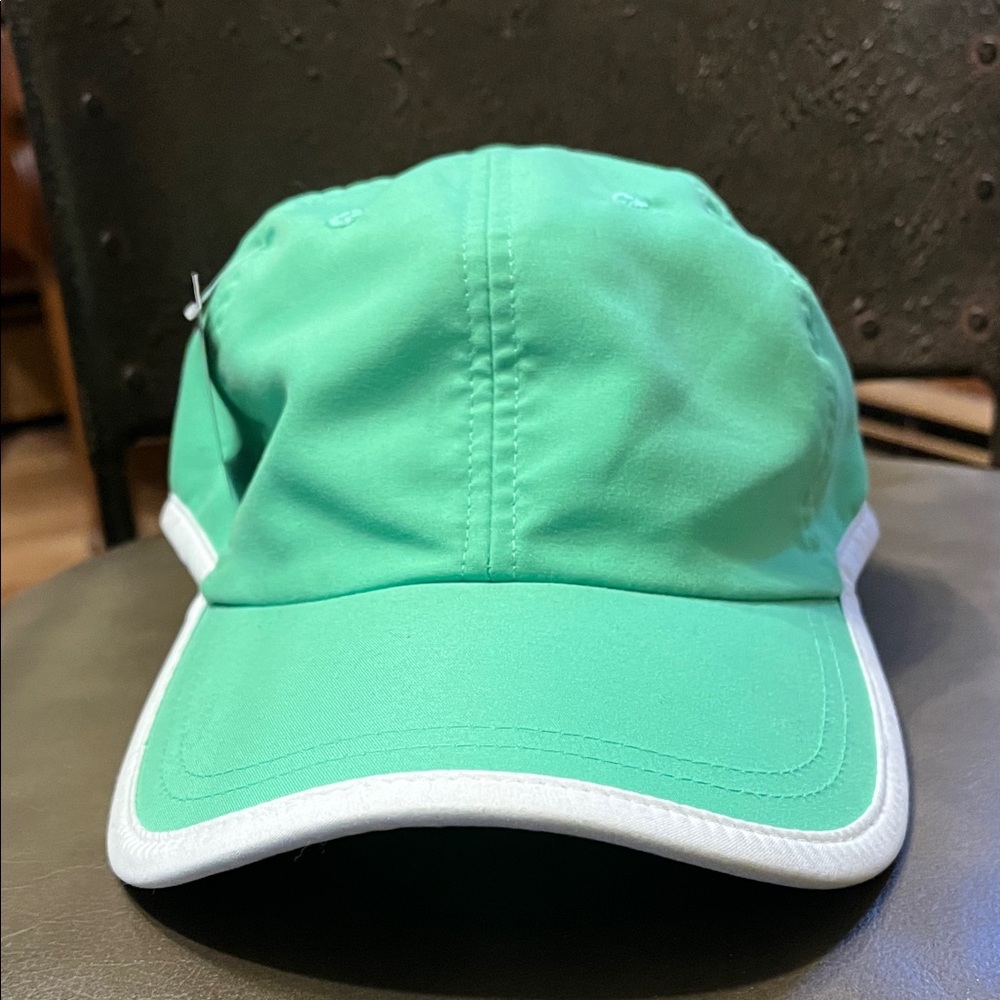 Green and White Katie Lord cap
